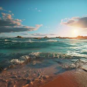 Tranquil Ocean Meditation: Soothing Water Echoes - Harmless Harmonics