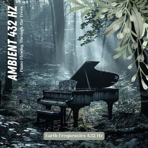 Ambient 432 Hz Piano Flowing Through the Trees - Earth Frequencies 432 Hz
