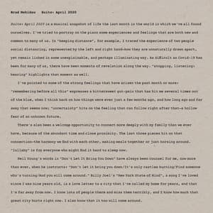 Suite: April 2020 - Brad Mehldau
