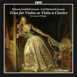 Graun: Trios for Violin or Viola & Clavier - Johann Gottlieb Graun