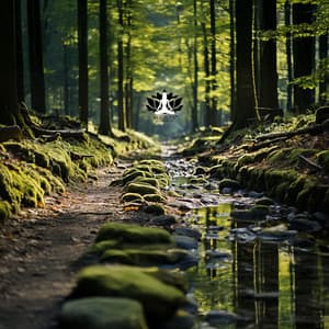 Sendero de Paz y Vitalidad en el Bosque - Meditación Música Ambiente