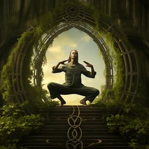 Yoga Retreat Music by the Fire: Silhouettes and Stretches - Natural Healing Music Zone