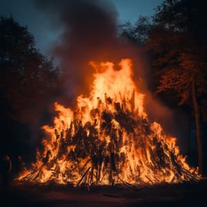 Firelight Harmony: Nature's Evening Glow - 528Hz Repairs DNA