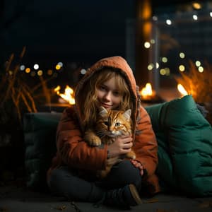 Armonía Felina Del Paisaje Otoñal: Aguas Frías Y Sonoras Para La Compañía De Los Gatos - Música de Ondas Cerebrales Alfa