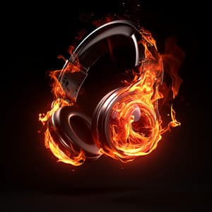 Fire Echoes: Eternal Flame Symphony - Stress Relief Calm Oasis