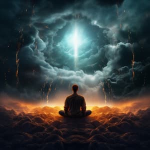 Thunder Meditation: Serene Echo Melody - Divine Conduit