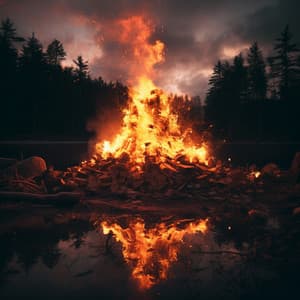 Warmth of the Flame: Relaxing Fire Ambience - Binaural Reality