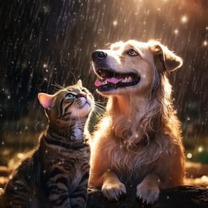 Rain Embrace: Pets Calming Echoes - Weather Batches