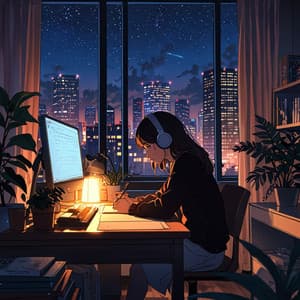 Smooth Jazzy Homework Vibes - Focus Flow