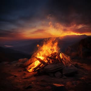 Tranquil Fire: Music for Pet's Stress Relief - Animal Melody Wizard