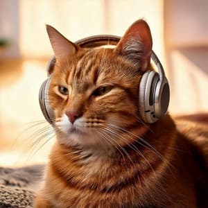 Playful Feline Melodies: Lofi Cat Chords - Binaural Beats Sleep Aid
