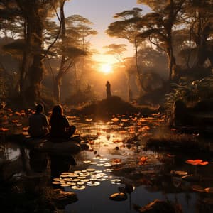 Conjunto De Ecos A Orillas Del Río: Coro Fluido Del Agua - Fondo de naturaleza y sonidos