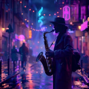 Noches De Neón: Vibras De Jazz Eléctrico - Café titi