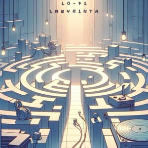 Lo-Fi Labyrinth: Hazy Harmonies - Lo-Fi Chillout Beats
