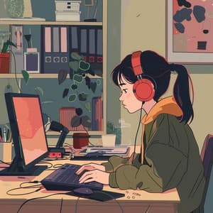 Flujo Profesional De La Serenidad: Música Ambiental Reflexiva - Trabajando desde Casa