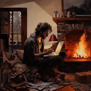 Llamas De Tranquilidad Musical: Junto A La Chimenea - Naturaleza y Sonidos Fondos