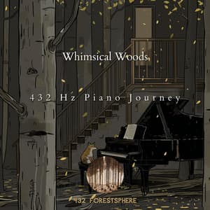 Whimsical Woods: 432 Hz Piano Journey - 432 Forestsphere