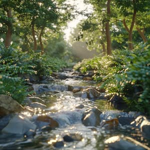 Soothing Stream Night: Water Sounds for Rest - Bazzle