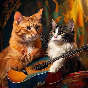 Graceful Paws: Gentle Guitar Music for Cats - The Guitars Duo
