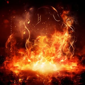 Fire Repose: Relaxation Flame Serenity - Peaceful Music