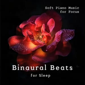 Soft Piano Music - for Focus - Binaural Beats for Sleep