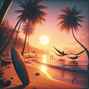 Sunny Sway: Cool Vibe, Relaxed Energy, Warm Tranquility - Tropical Chill Zone