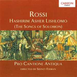 The Songs of Solomon - Salomone Rossi