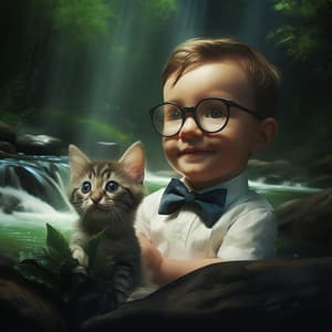 Rhythmic River Rhapsody: Pet's Aquatic Journey - River Sound for Sleep