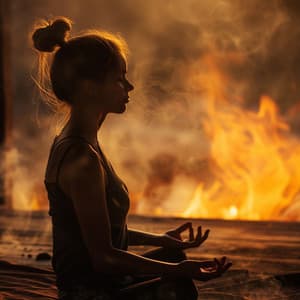 Resplandor De Brasas: Sonidos De Fuego Pacífico Para Desconectar - La flor del sol