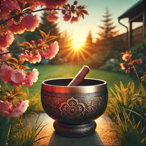 Oasis Tibetano: Baño de Sonido Meditativo con Ambiente Natural para Aliviar el Estrés y la Ansiedad y Rejuvenecer el Sistema Nervioso - Relajación Meditar Academie