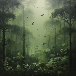 Nature's Downpour Meets Bird Tweets - Embrace the Rain