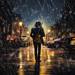 Rainy Rhythms: Music in the Raindrops Rain - Cottage in the Woods