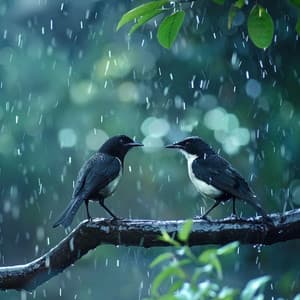 Peaceful Binaural Nature: Rain and Birds Relaxation Sounds - Buddha's Lounge