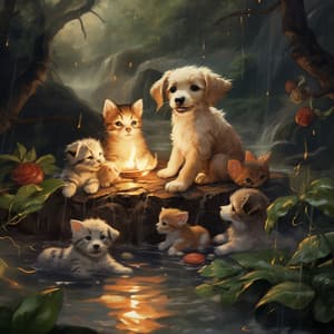 Music combined with Ocean: Feline Serenity by the Sea - Easy Sunday Morning Music