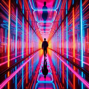 Walking Through Neon Silence - After Work Chillout Zone