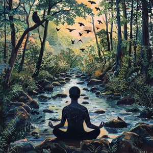 Binaural Meditation: Birds and Creek's Nature Calm - 78 72 Hz - Flow Meditation