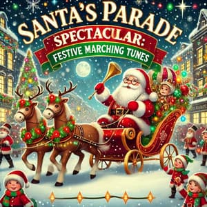 Santa's Parade Spectacular- Festive Marching Tunes - Holiday Christmas Music Playlist