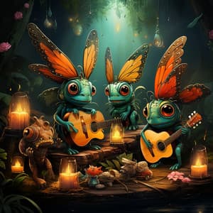 Sinfonía De Insectos Del Bosque Y De La Naturaleza - Música fácil de domingo por la mañana