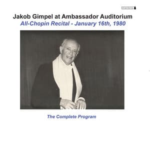 Jakob Gimpel at Ambassador Auditorium - Frédéric Chopin