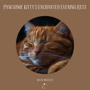 Pawsome Kitty's Enchanted Evening Rest - Relax Your Cat