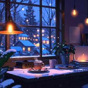 Lo-fi Snowflakes Relaxing Beats - Lofi Blissful Music