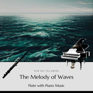 The Melody of Waves, Flute with Piano Music - New Age Followers