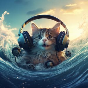 Calm Waters: Cat Ocean Melodies - Cat Music Therapy
