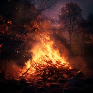 Llamas De Una Relajación Fugaz: Música Del Baile De Fuego - La fuga del bosque