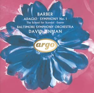 Barber: Adagio; Symphony No.1 etc. - Samuel Barber