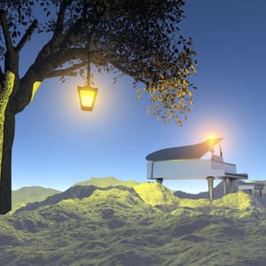 Ambient Music Retreat: Harmonic Pet Refuge - Tranquil Serene