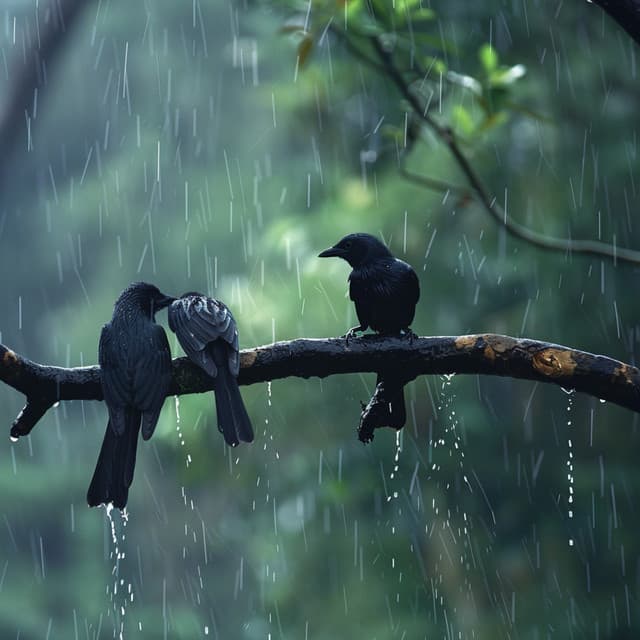 Relaxing Binaural Nature: Rain and Bird Sounds for Peace - Ambient Forest