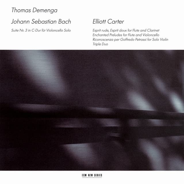 J.S. Bach / Elliott Carter - Thomas Demenga
