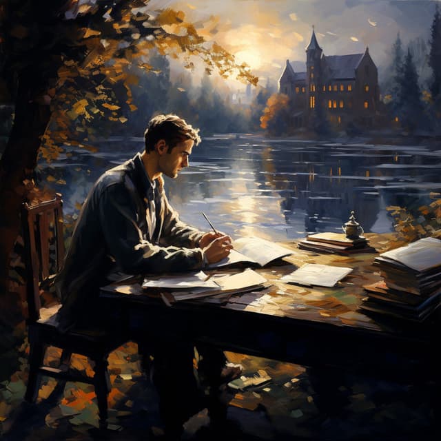 Stream Acoustics: Study Quietude Sounds - Alpha Waves