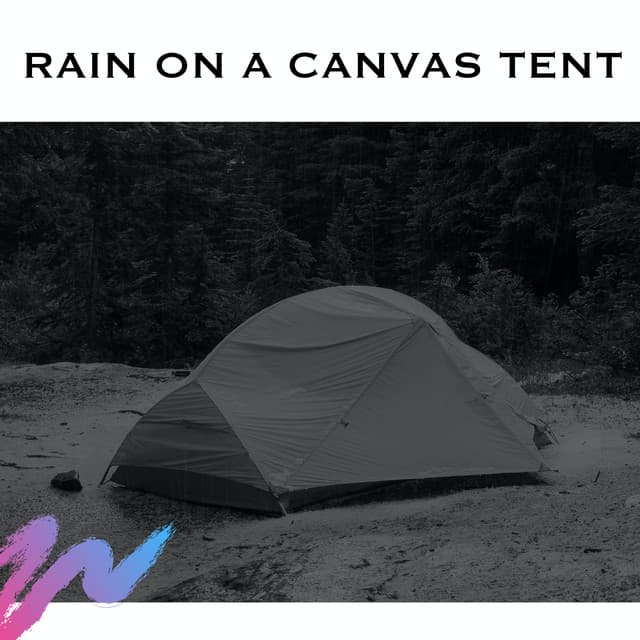 Rain on a Canvas Tent - Serene Rose